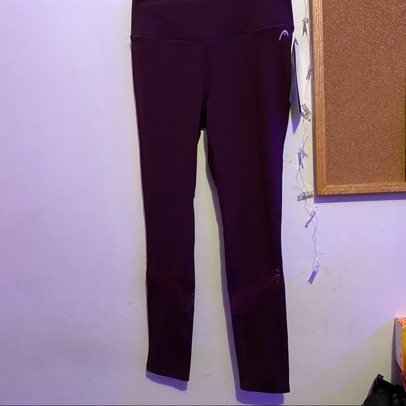 Cranberry Leggings with mesh - Picture 3 of 3